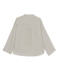 Tunic - EDGAR Brown striped viscose