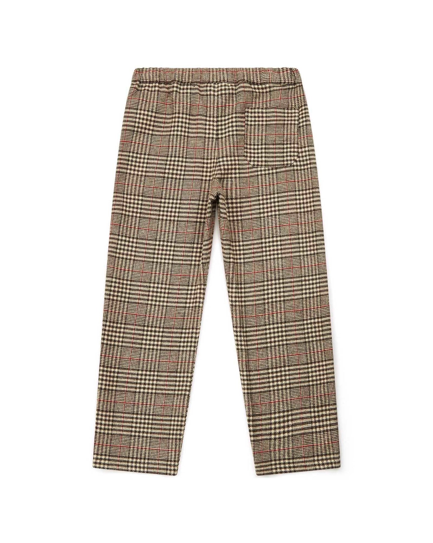 Trousers - Batcha brown in tweed cotton Print tile