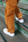 Baskets - beige cuir