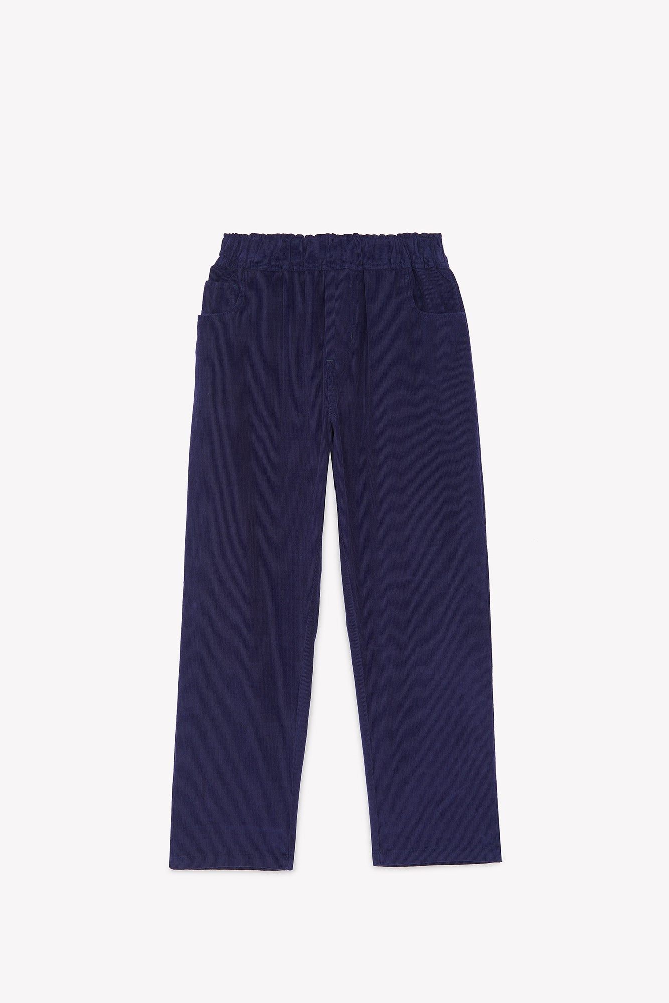 Trousers - Navy bonton crash