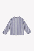 Veste - Ranger bleue twill de coton rayé