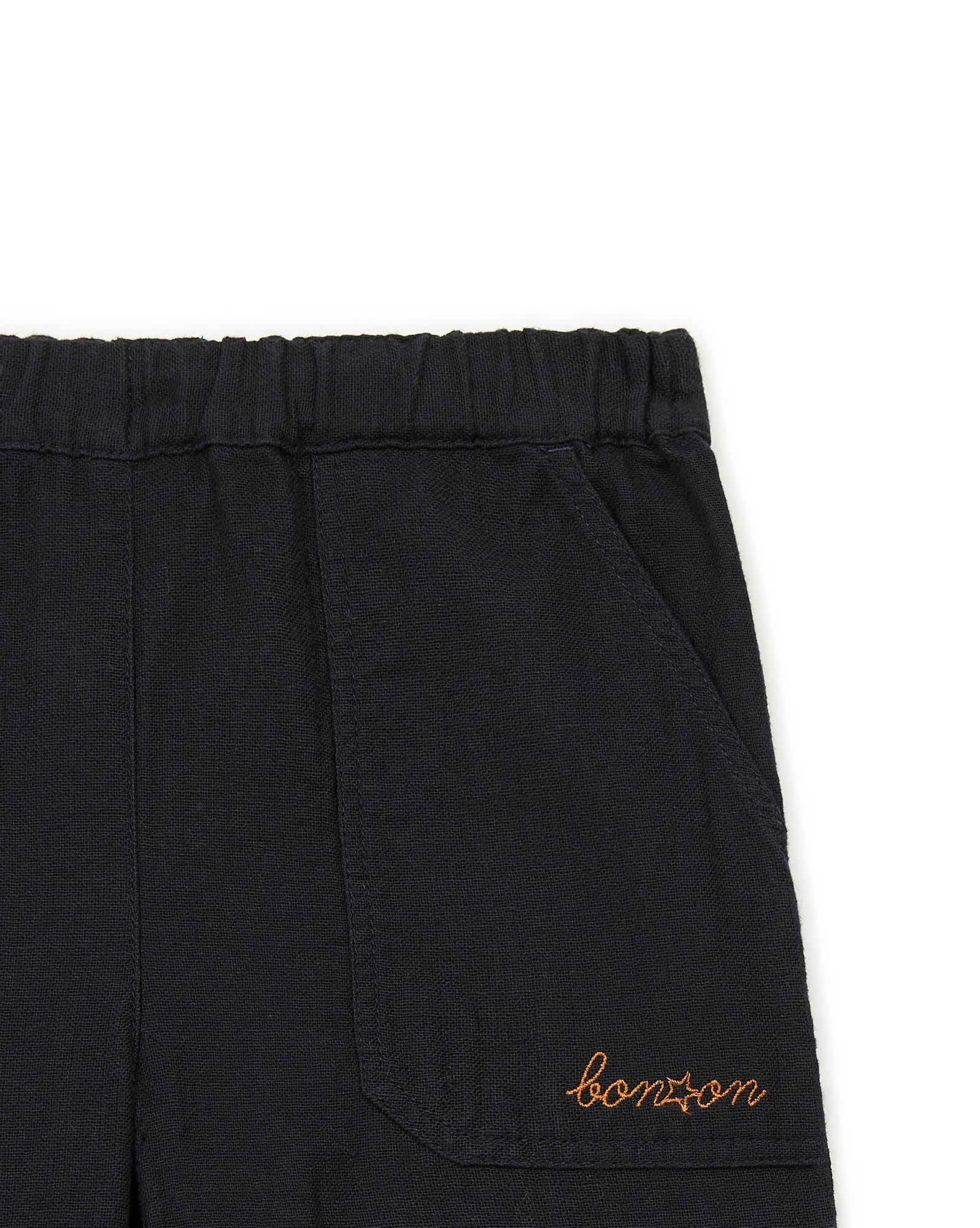 Pantalon Batcha marron en velours