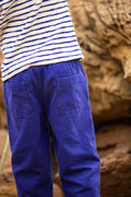 Trousers - Datcha Blue Twill Cotton Base Worker