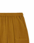 Trousers - Itcha brown double organic cotton gauze