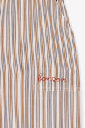 Trousers - ITCHA Brown striped viscose