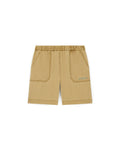 Short - Garry Beige cotton canvas and linen