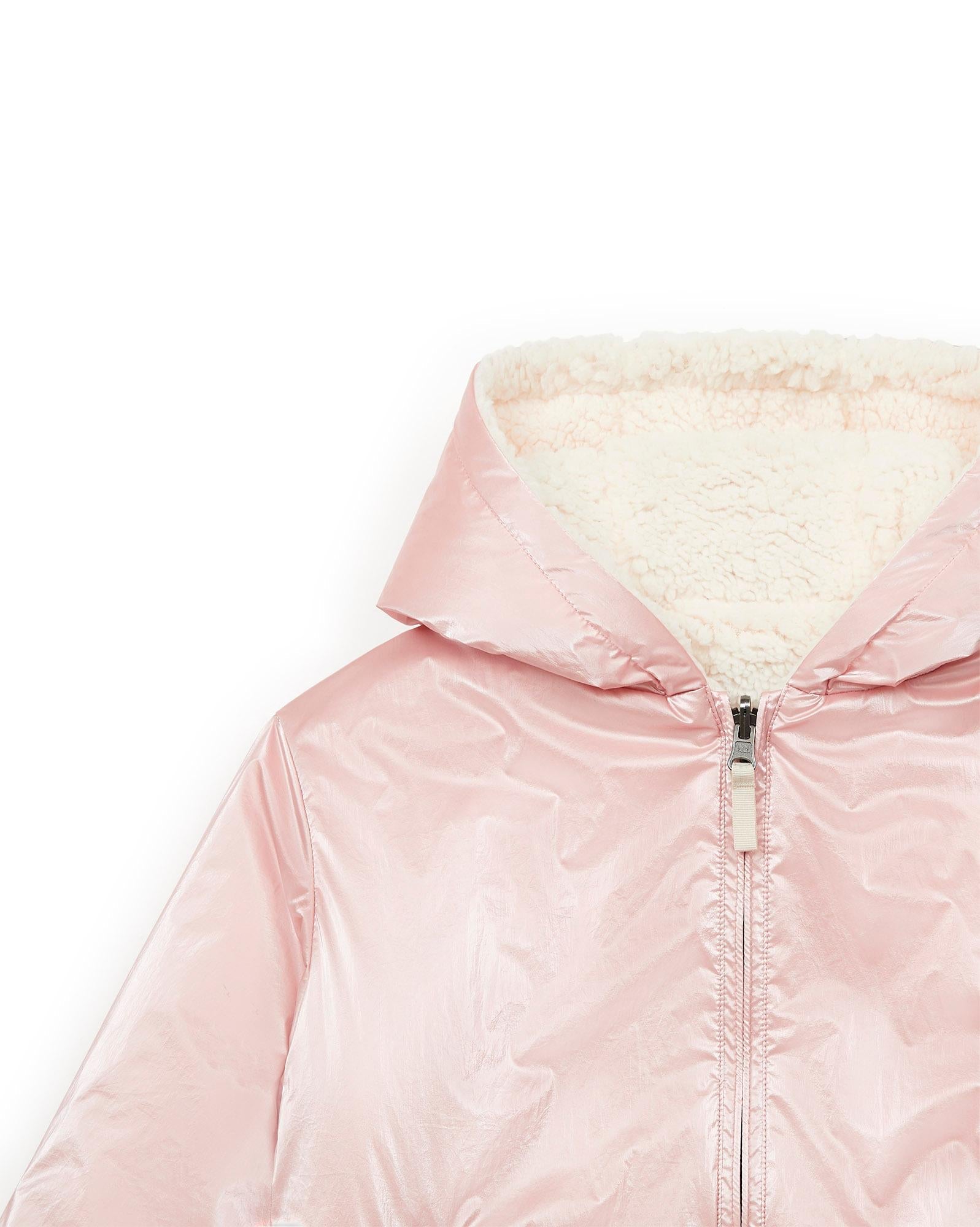 Parka Forever rose irisé