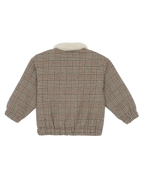 Jacket - Fritz Brown in tweed Print tile - Image principale
