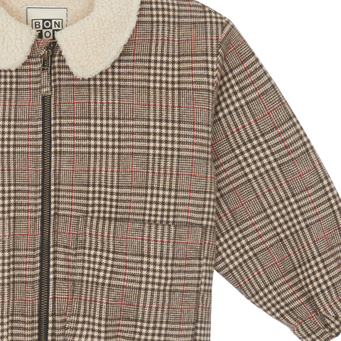 Jacket - Fritz Brown in tweed Print tile - Image principale