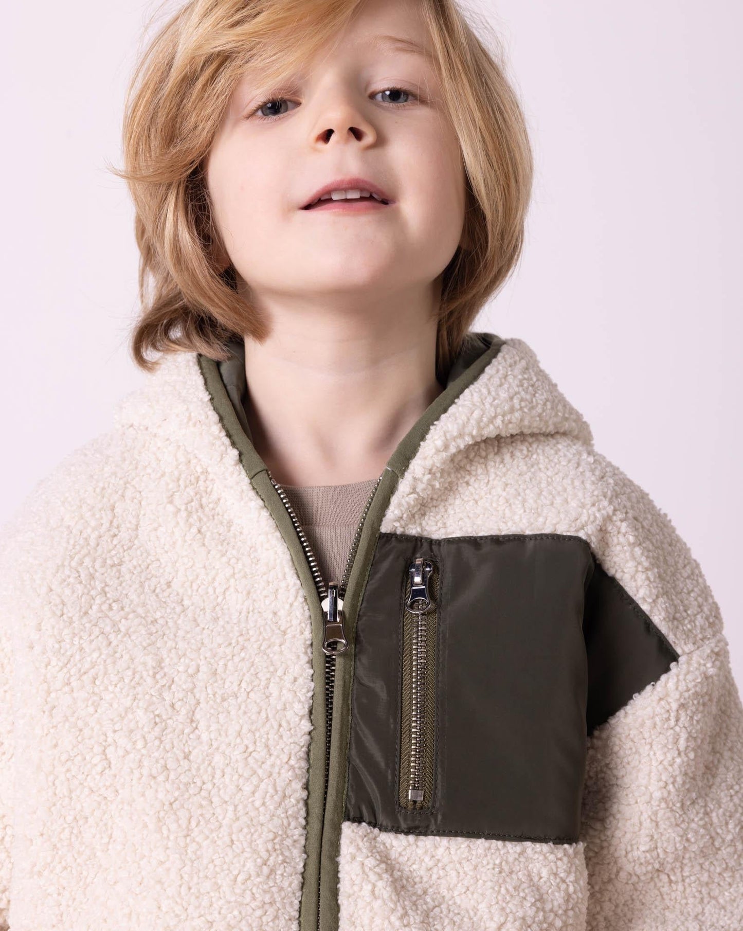 Owl parka Beige and green