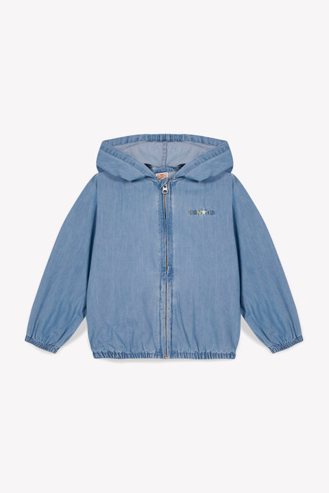 Jacket - Blue Goupil Chambray Cotton - Image principale