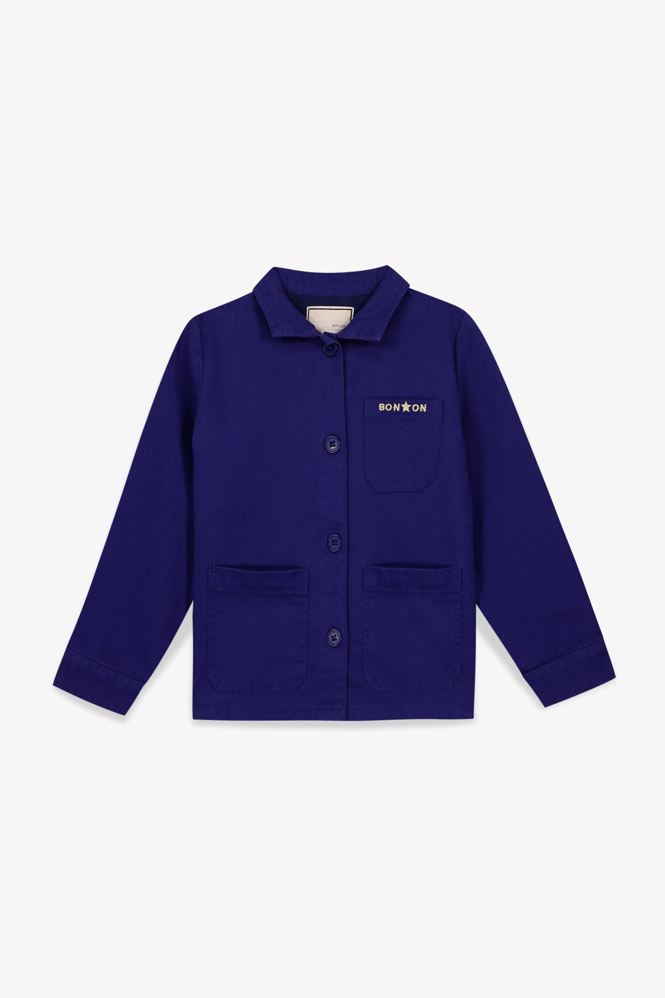 Veste - Erman bleue twill de coton base worker