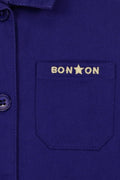 Veste - Erman bleue twill de coton base worker
