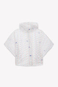 Rain cape - technical blue PrintE Multi
