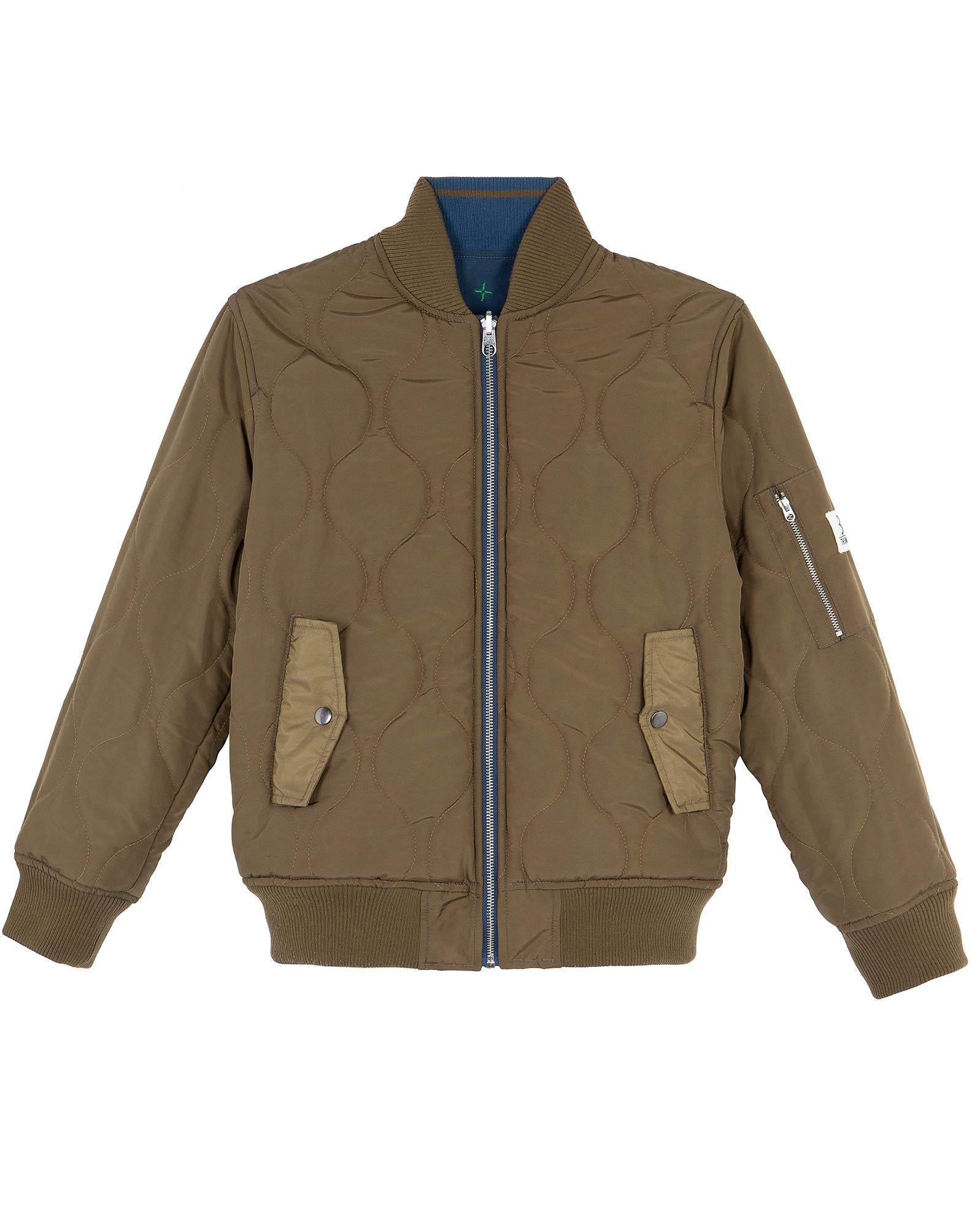 Bombers Pacific bleu B the change bi matière réversible