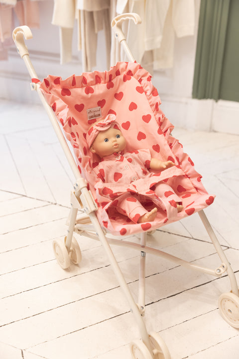 Accessoire poupon - Ensemble Lili cœur bonton + minikane - Image principale