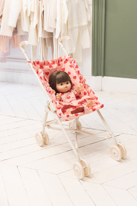 Accessoire poupon - Ensemble Faustine cœur bonton + minikane - Image principale
