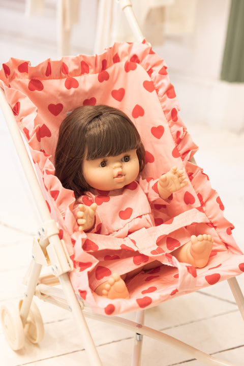 Accessoire poupon - Ensemble Faustine cœur bonton + minikane - Image principale