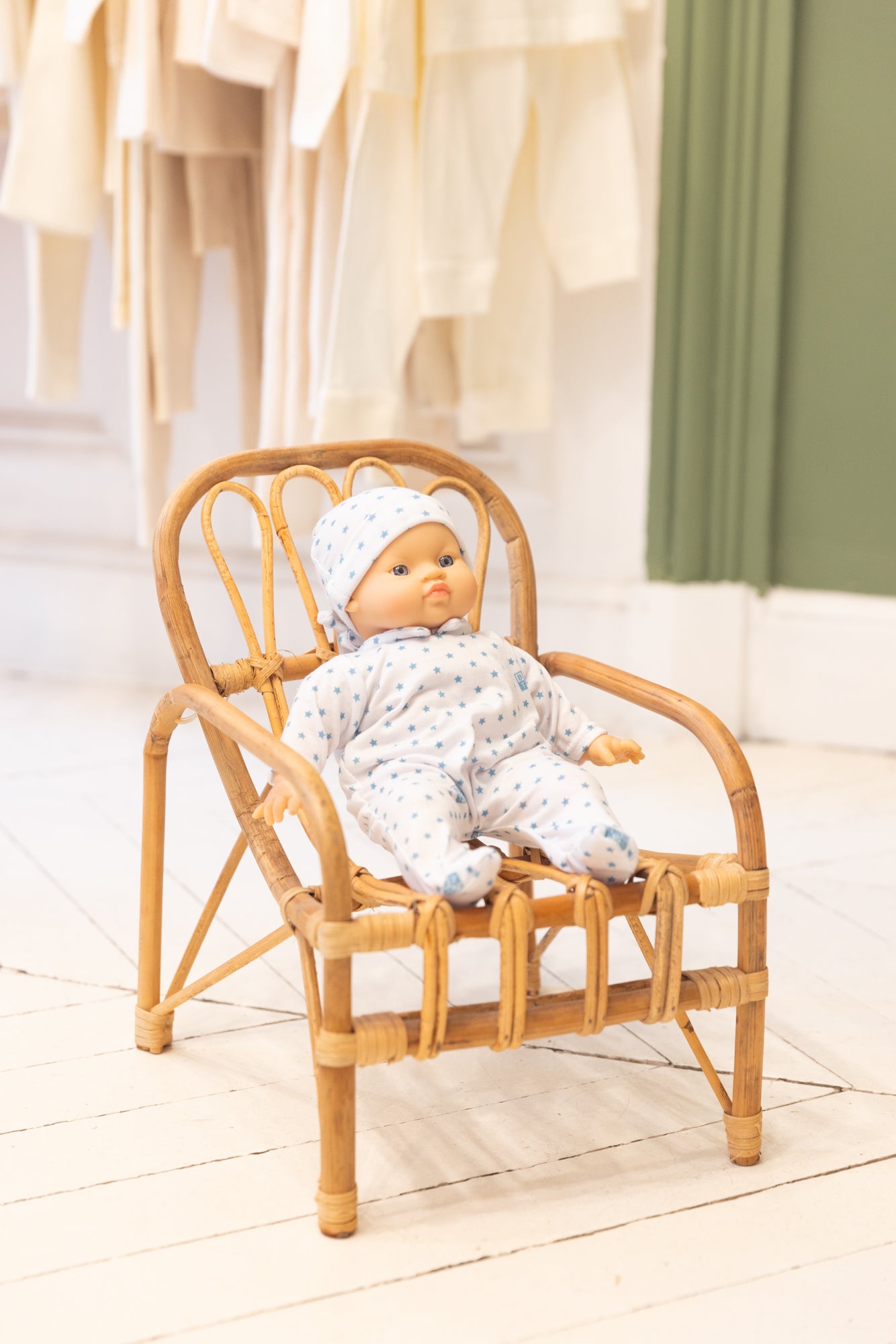 Accessory Baby doll - Outfit Star Corentin Blue Bonton + Minikane