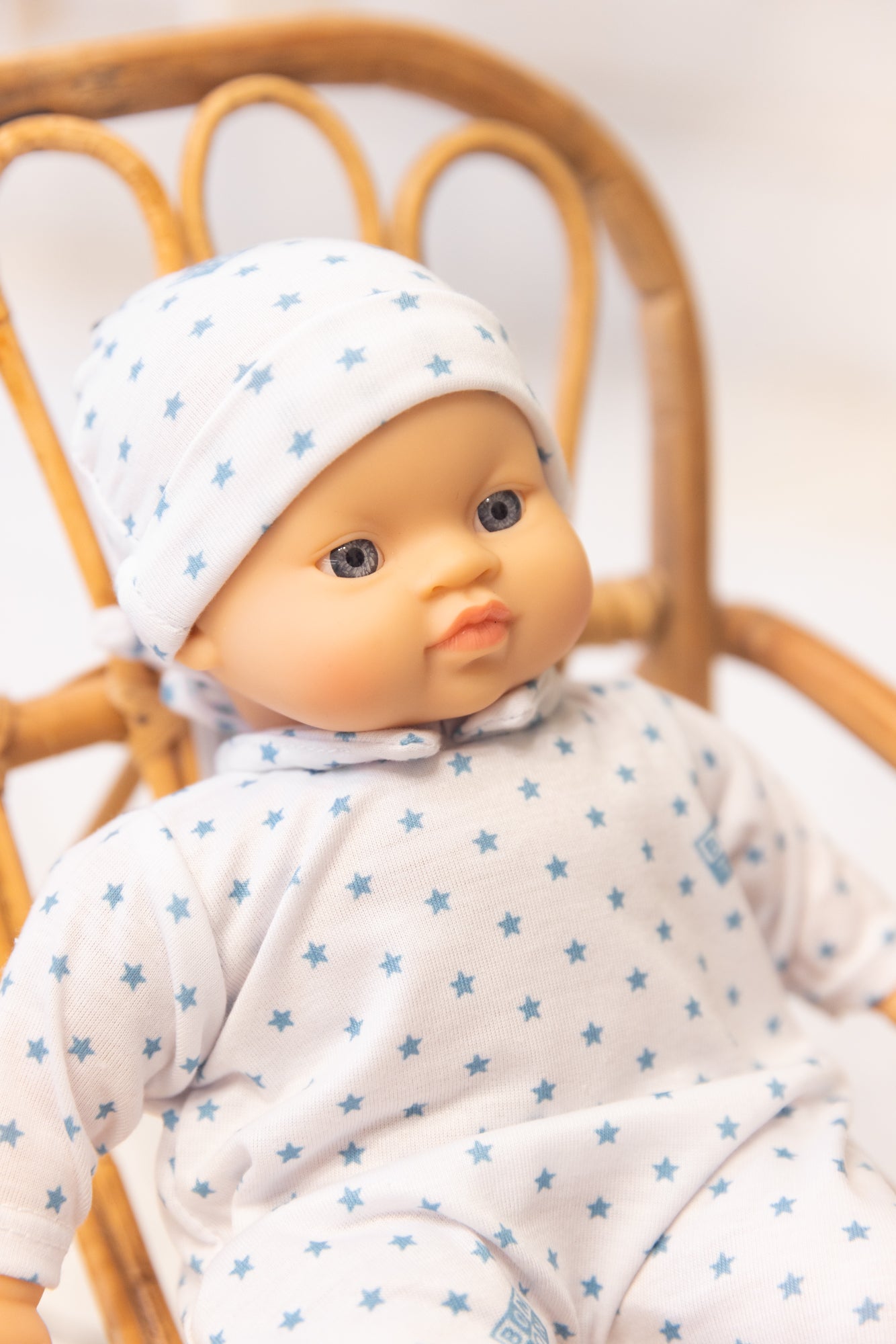 Accessory Baby doll - Outfit Star Corentin Blue Bonton + Minikane
