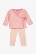 Outfit - Elo Pink Baby cotton Jacquardheart