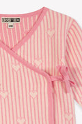 Outfit - Elo Pink Baby cotton Jacquardheart