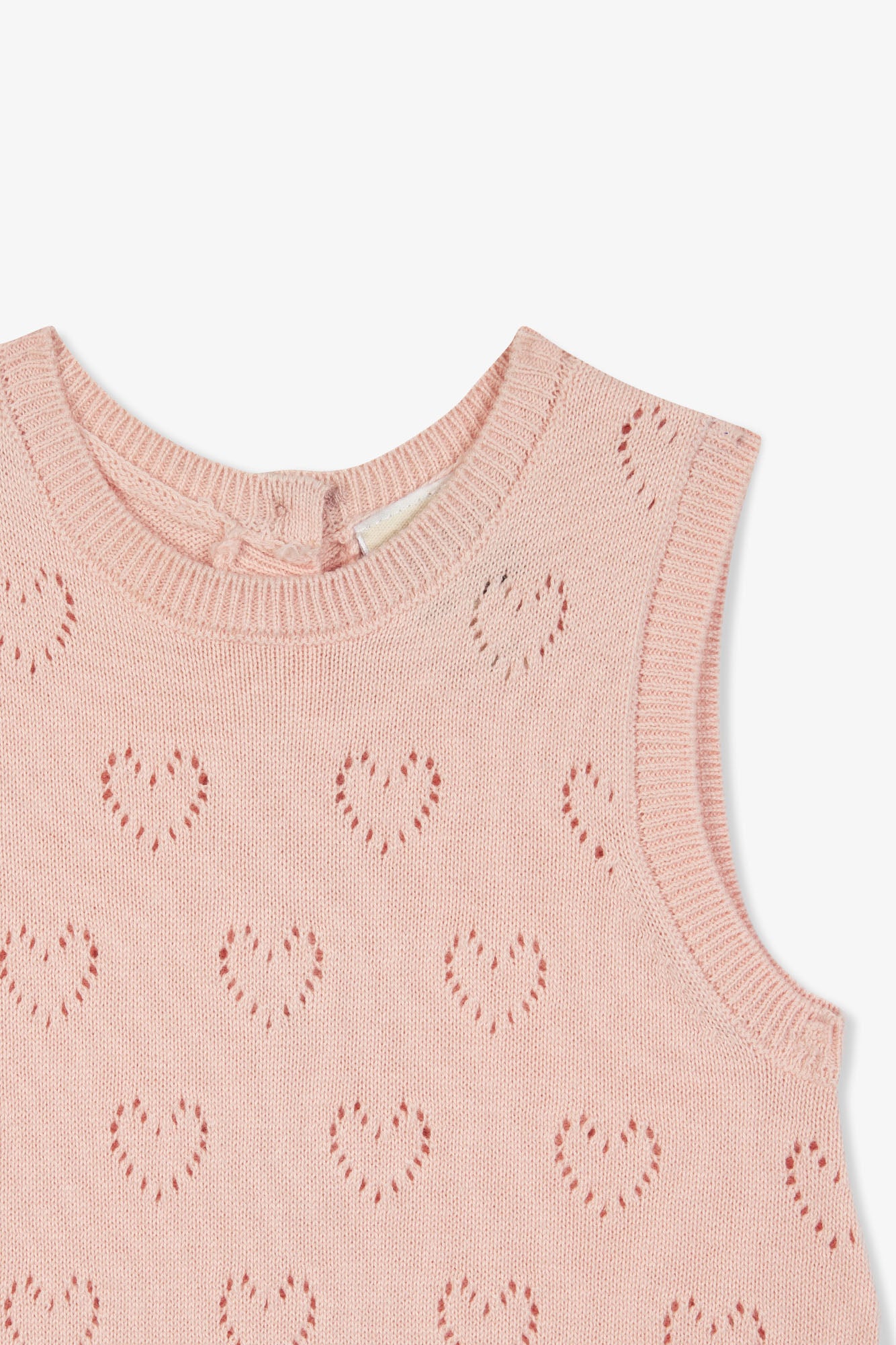 Jumpsuit - Milk Pink Baby cotton