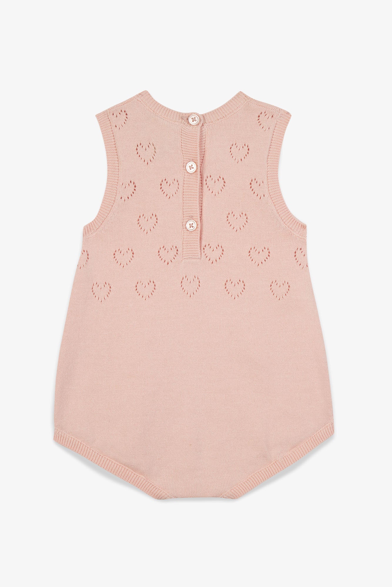 Jumpsuit - Milk Pink Baby cotton