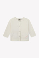 Cardigan - Sister ecru Fleece cotton