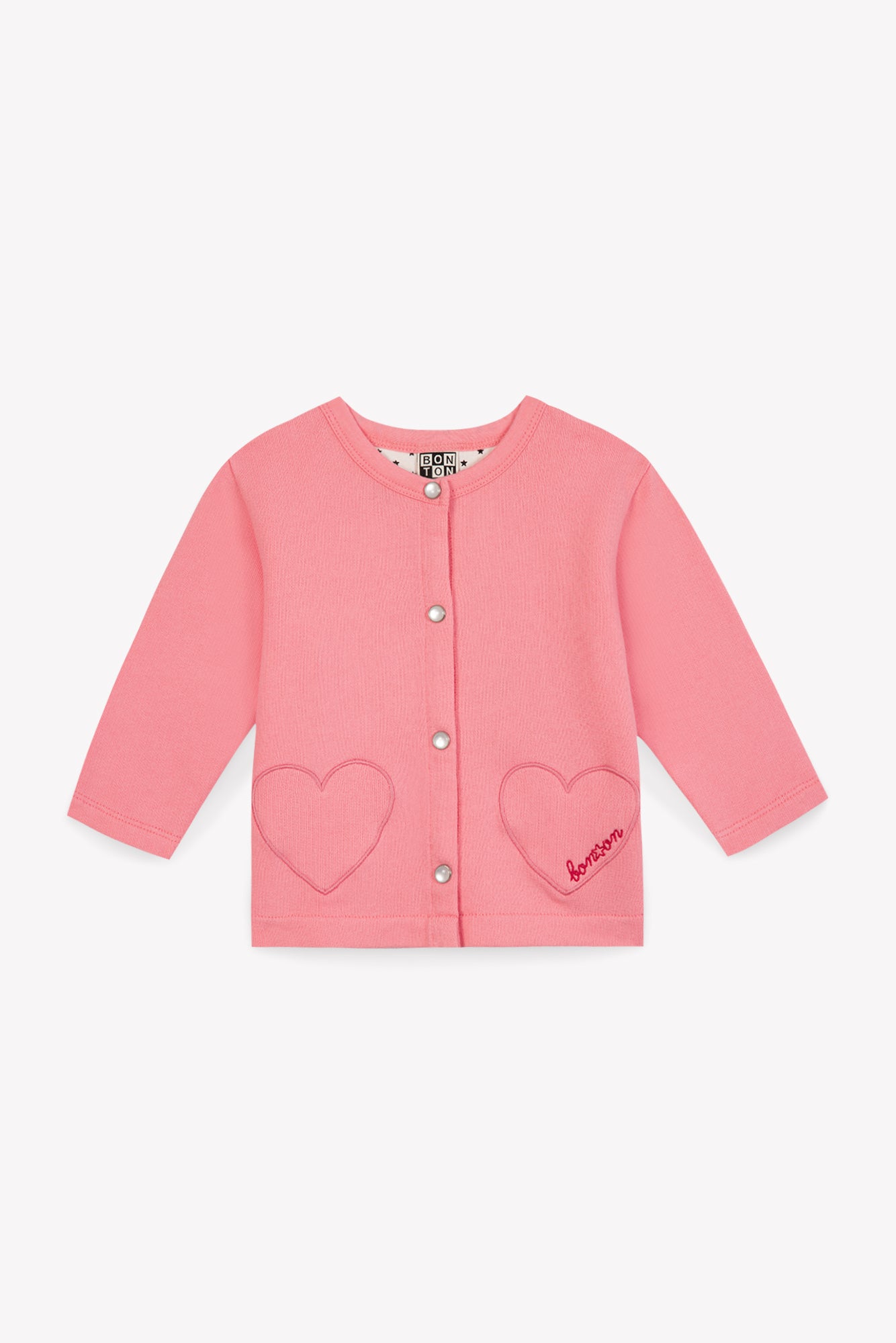 Cardigan - Sister Pink Baby organic cotton