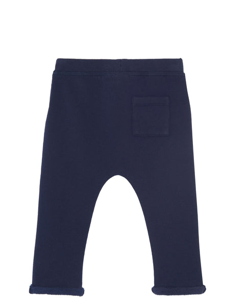 Jogging - Tiyog bleu bébé en 100% coton biologique - Image principale