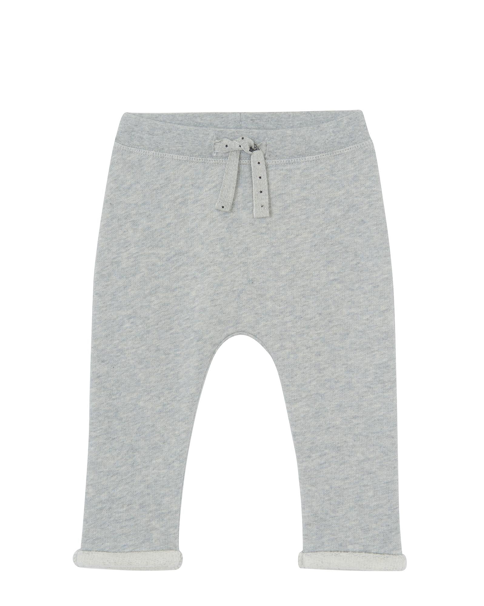 Jogging Tiyog gris bébé en 100% coton biologique