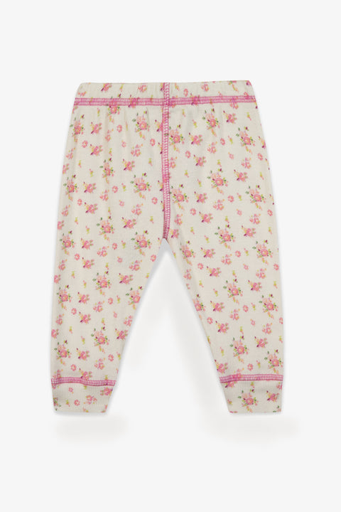 Legging - Tino rose Bébé coton imprimé Rosalie - Image principale