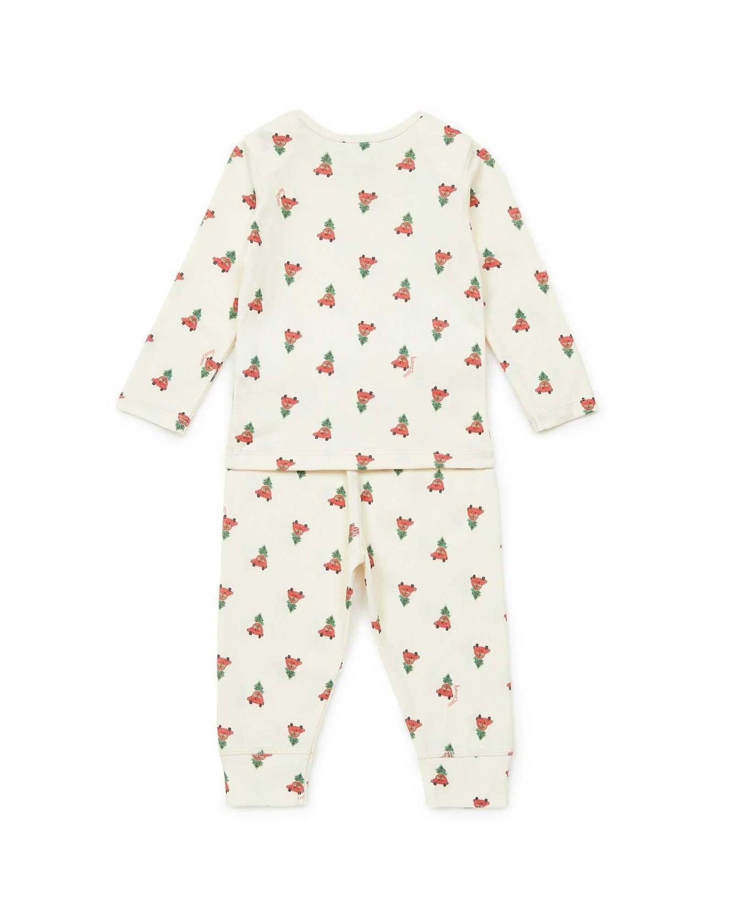Outfit - 2 rooms Red Baby biological cotton