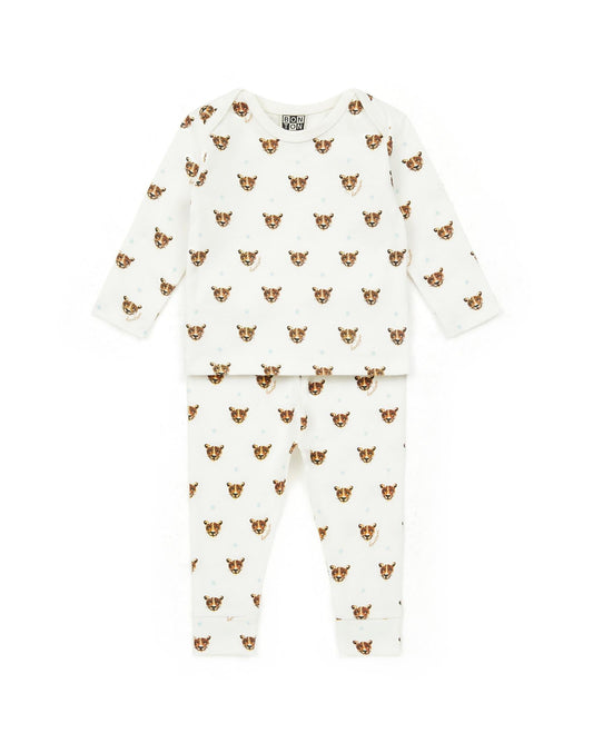 Outfit 2 brown pieces Baby biological cotton