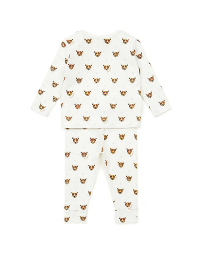 Outfit 2 brown pieces Baby biological cotton