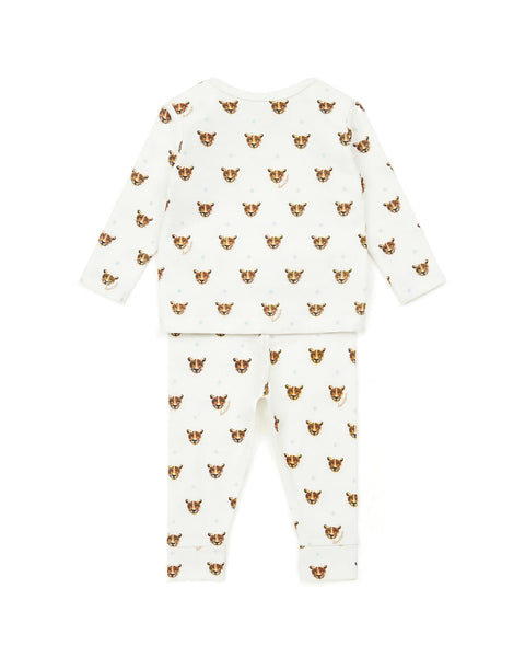 Outfit - 2 brown pieces Baby biological cotton - Image principale