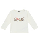 T-shirt - Love beige Bébé ML 100% coton biologique