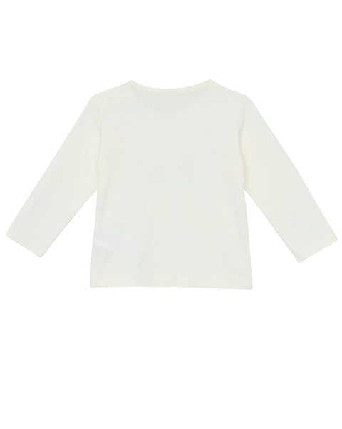 T-shirt - Love beige Bébé ML 100% coton biologique - Image principale