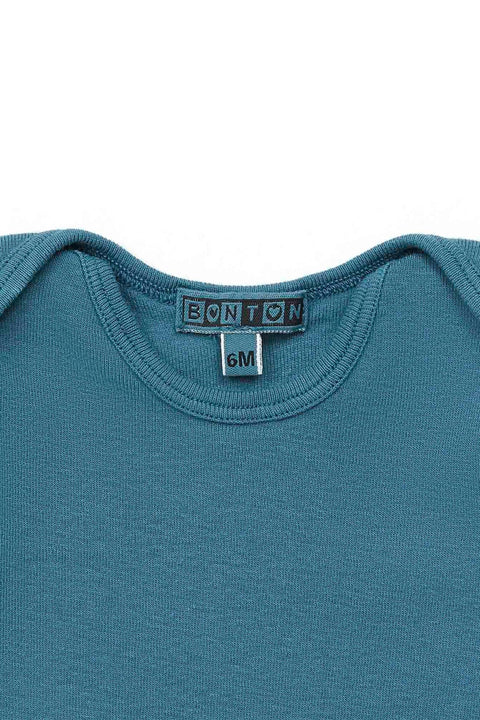 T-shirt - Tina bleu Bébé ML 100% coton biologique - Image principale