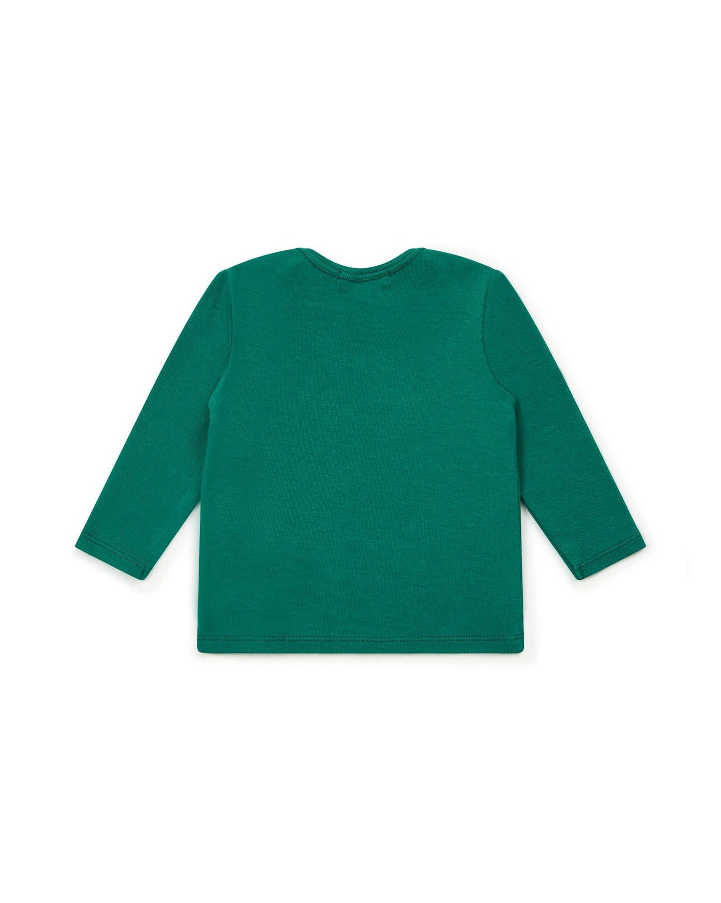 Tee-shirt Tina vert Bébé ML 100% coton biologique