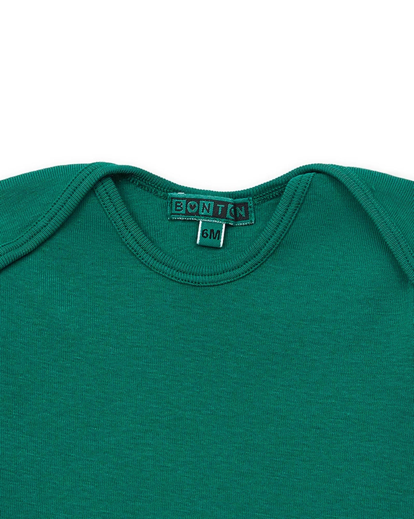 T-shirt Tina Green Baby ML 100% organic cotton