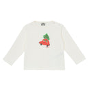 T-shirt - Santa beige Bébé à manches longues en coton biologique