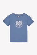 T-shirt - Tuba bleu Bébé coton organique imprimé
