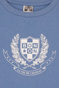 T-shirt - Tuba bleu Bébé coton organique imprimé