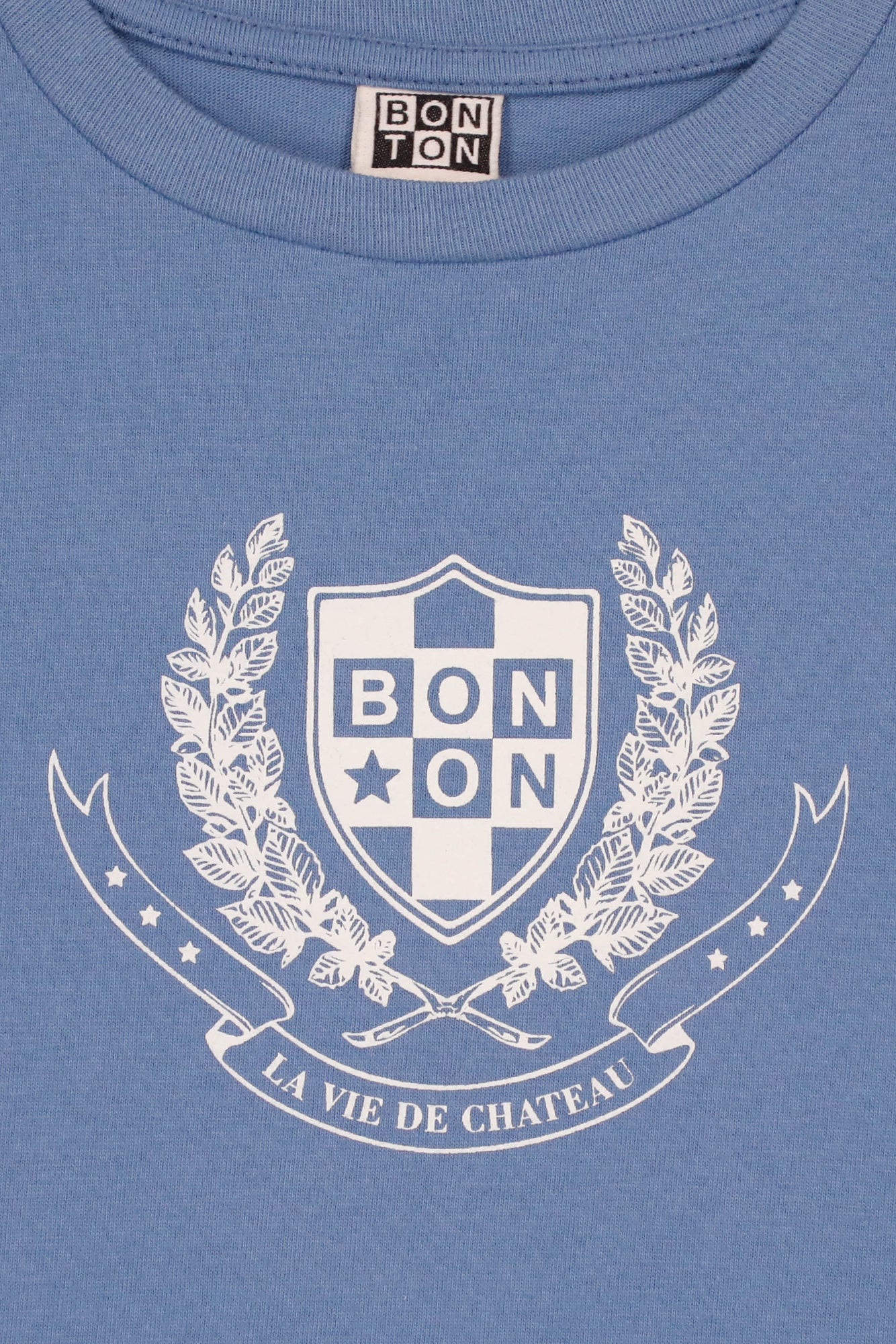 T-shirt - Tuba bleu Bébé coton organique imprimé
