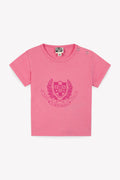 T-shirt - Tuba rose Bébé coton organique imprimé
