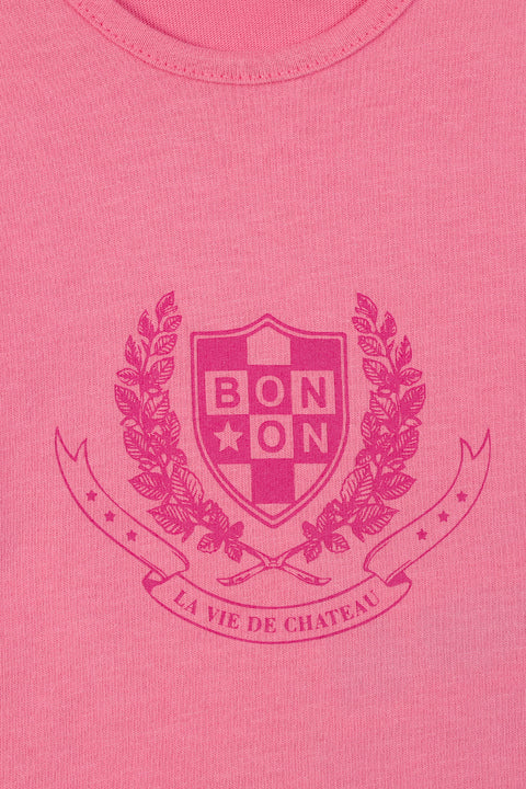 T-shirt - Tuba Pink Baby organic cotton Print - Image principale