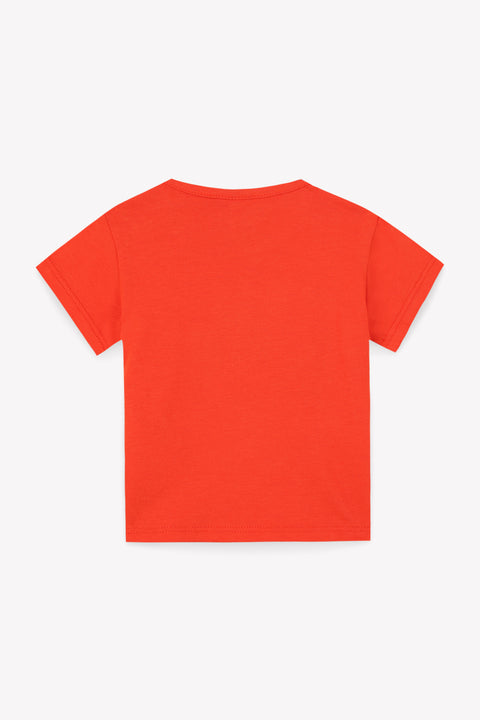 T-shirt - Tuba Red Baby organic cotton Print - Image principale