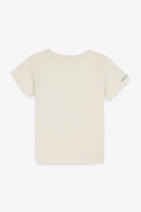 T-shirt - Tuba ecru Baby organic cotton Print - Image principale